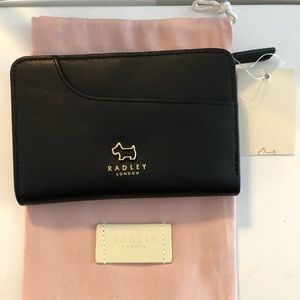 Radley folded wallet multi pocket zip top coin
